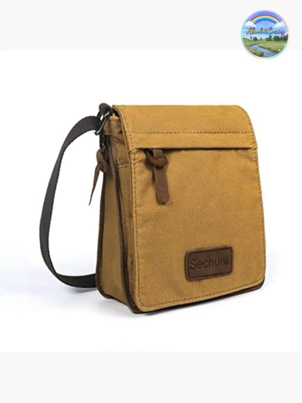 Vintage Canvas Messenger Crossbody Bag Shoulder Bag